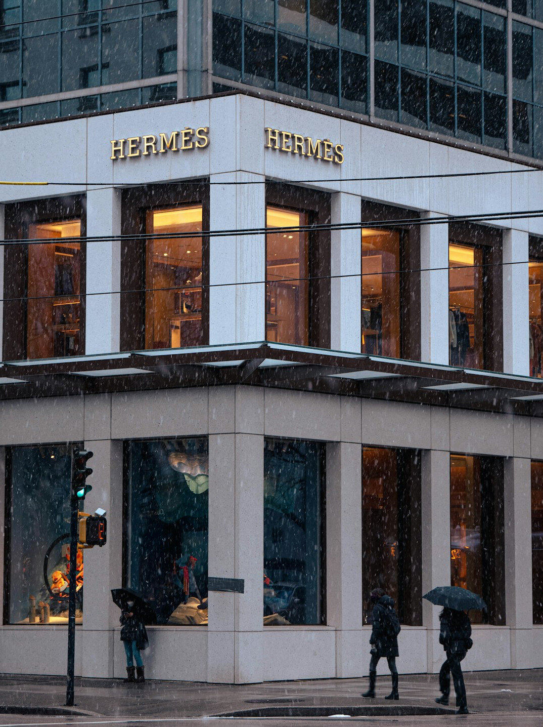luxury retail storefront